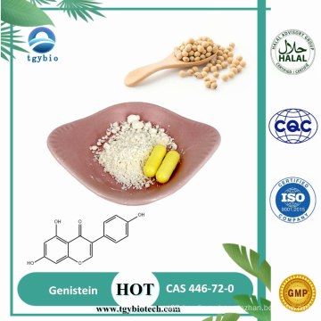 Здравоохранение CAS 446-72-0 98% экстракт соевых бобов Genistein